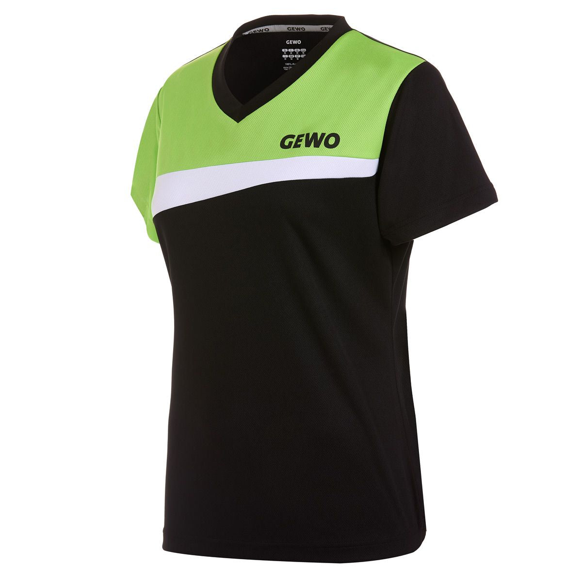 Gewo shirt Fondi I Lady noir/vert citron