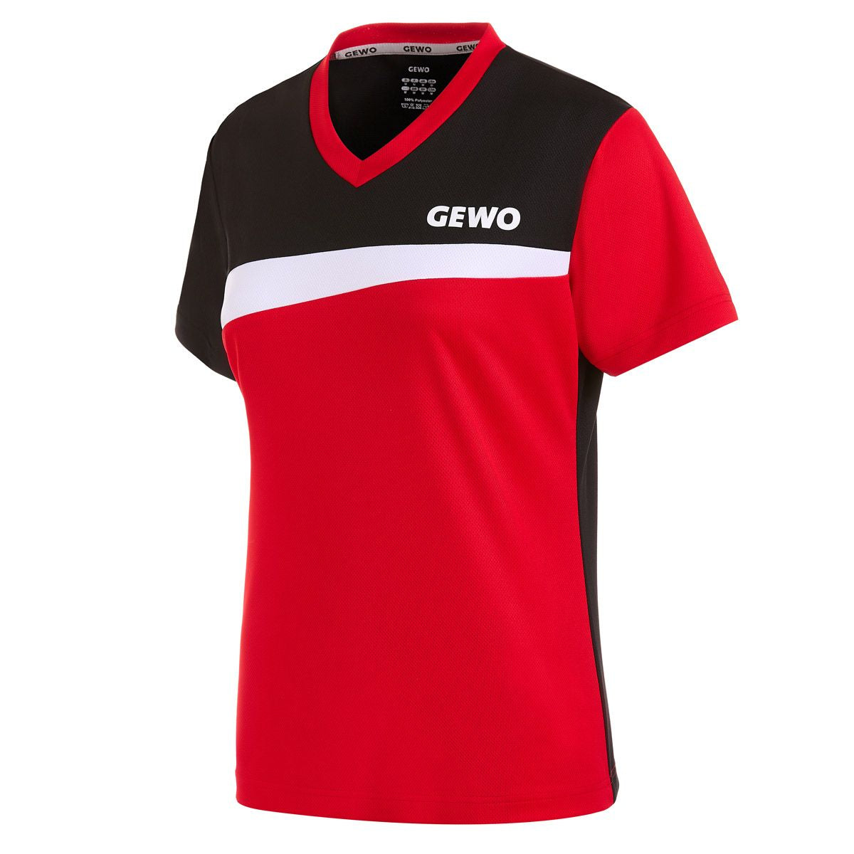 Gewo shirt Fondi III Lady rouge/noir