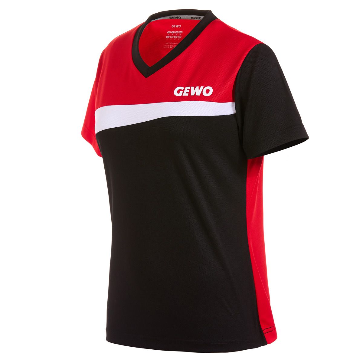 Gewo shirt Fondi IV Lady noir/rouge