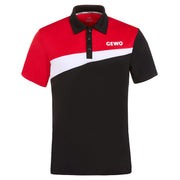 Gewo shirt Fondi IV Coton noir/rouge