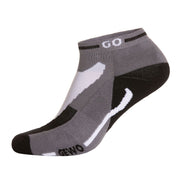 Gewo Chaussettes courtes Flex III gris/blanc