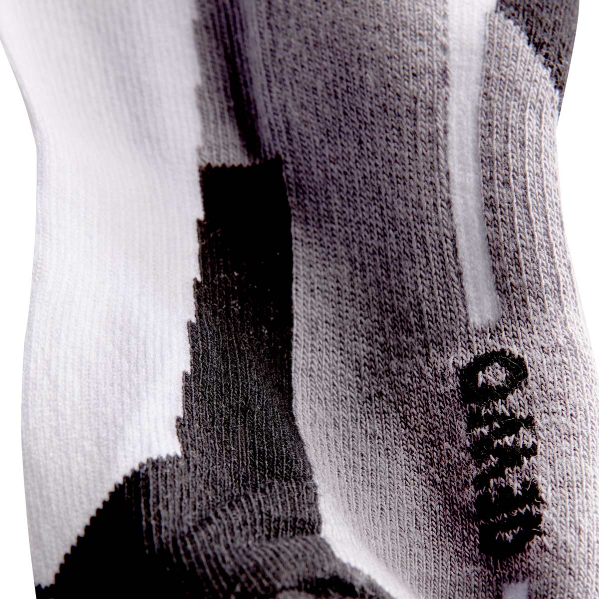 Gewo Chaussettes courtes Flex III gris/blanc