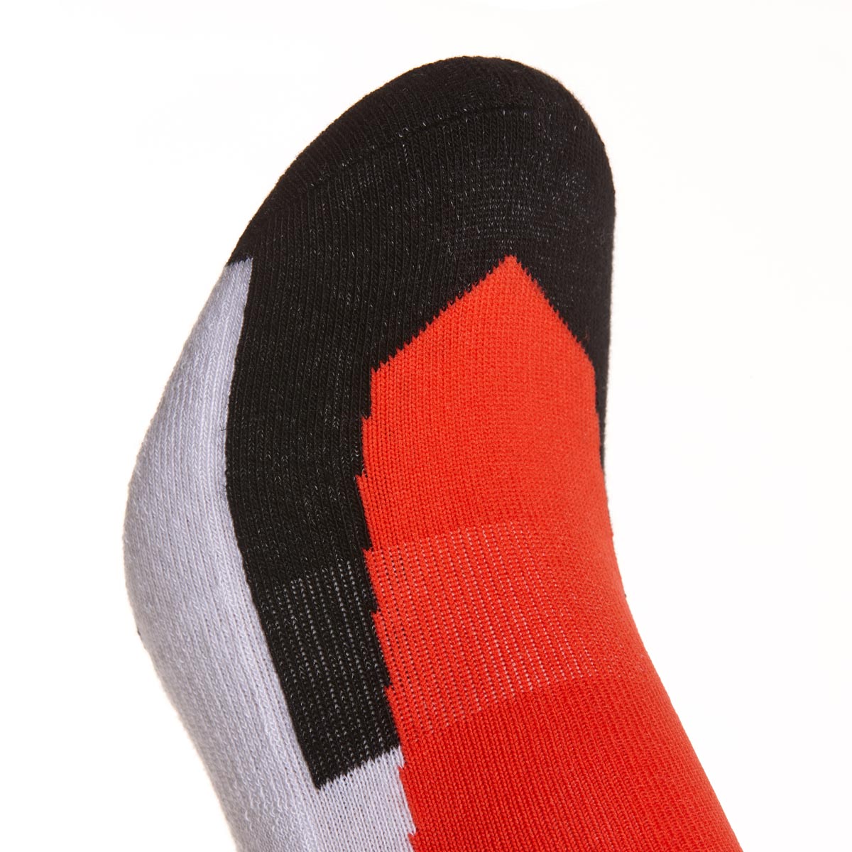Gewo Chaussettes courtes Flex III blanc/rouge