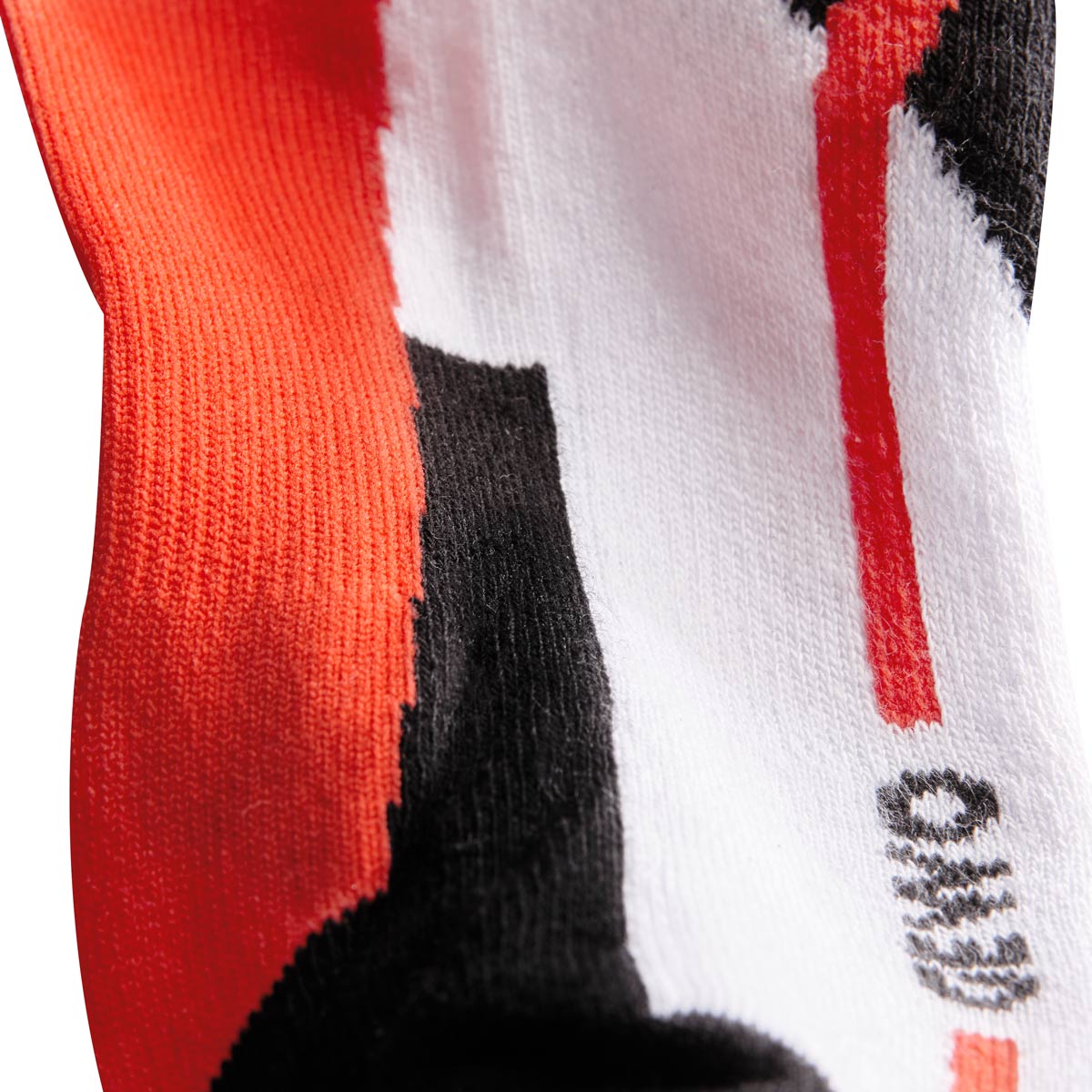 Gewo Chaussettes courtes Flex III blanc/rouge