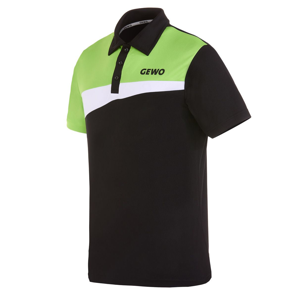 Gewo shirt Fondi I black/lime