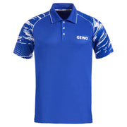 Gewo shirt Marmo I bleu/blanc