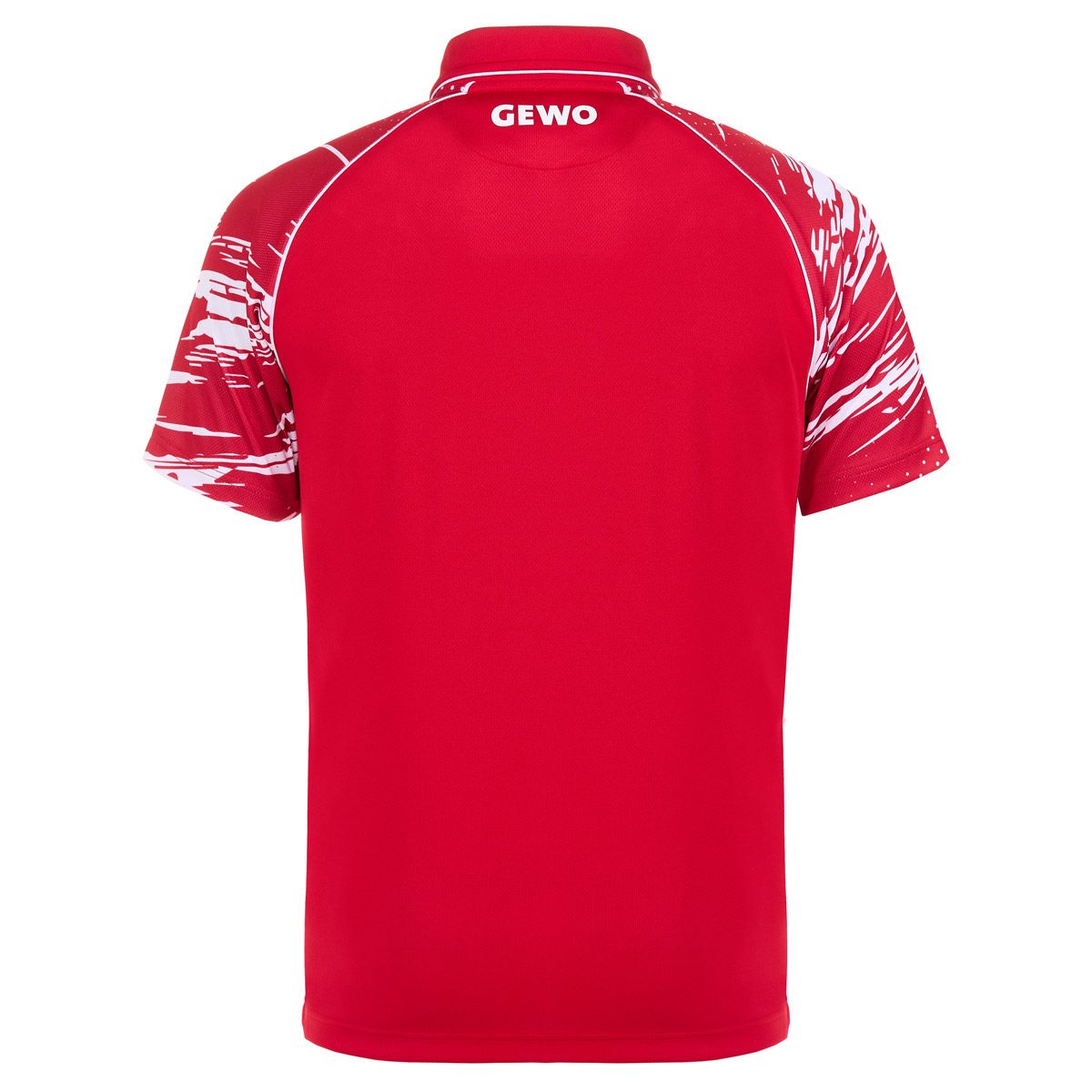 Gewo shirt Marmo II red/white