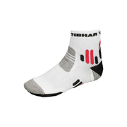 Tibhar Chaussettes Tech II blanc/noir/rouge