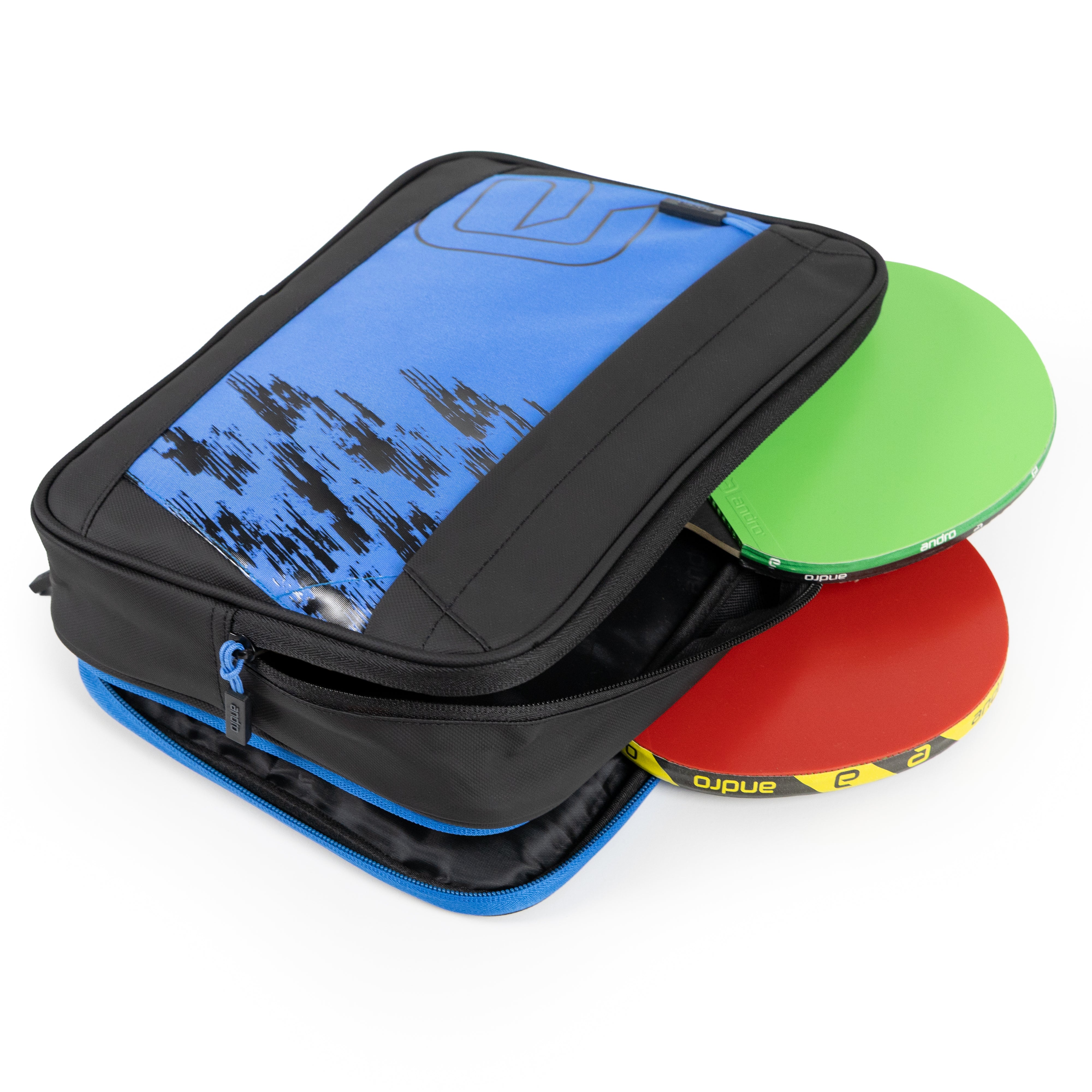 Andro double cover Taiva bleu royal/noir