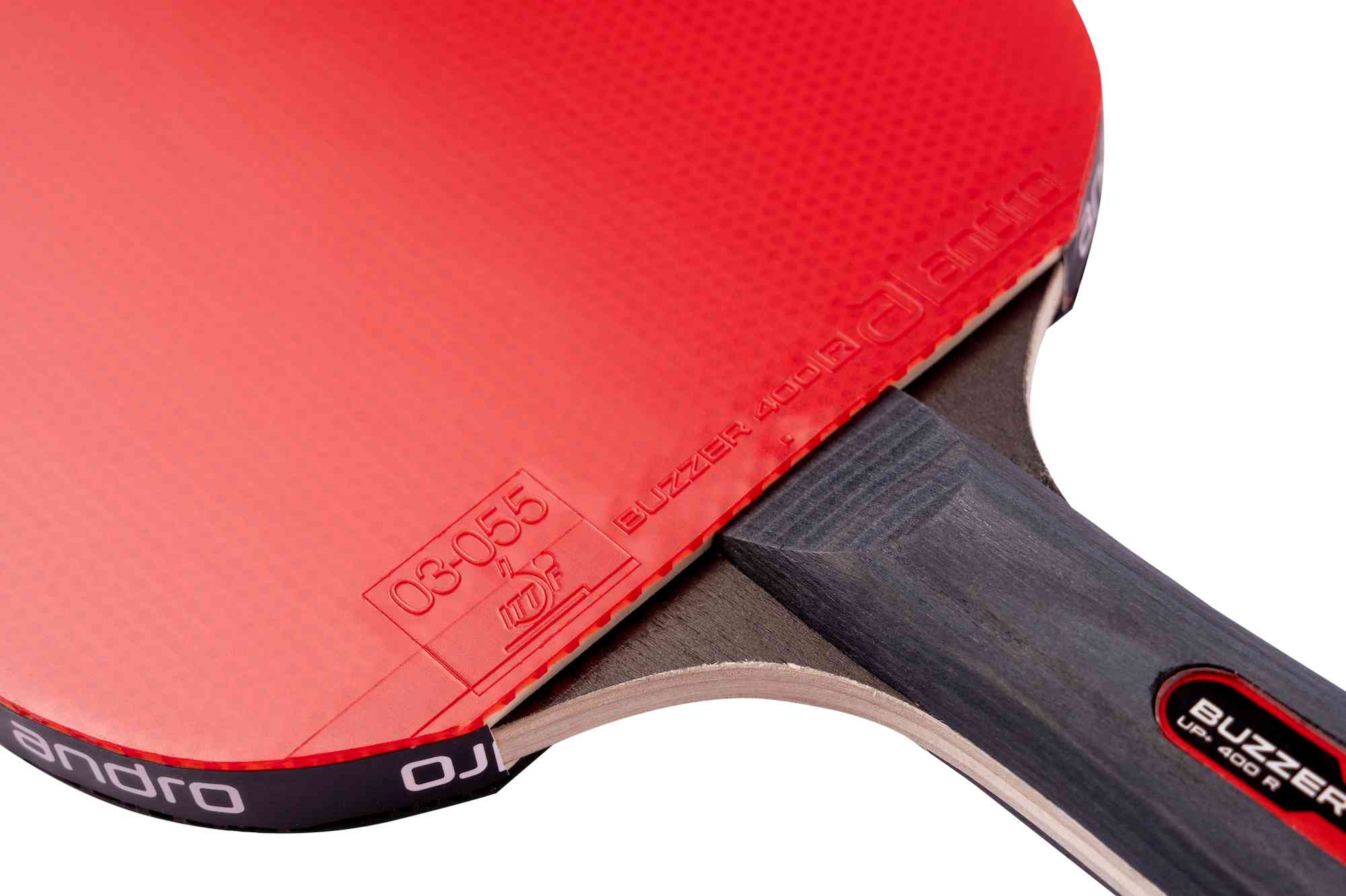 Andro Ensemble de raquettes Buzzer Up 400 R noir/rouge concave
