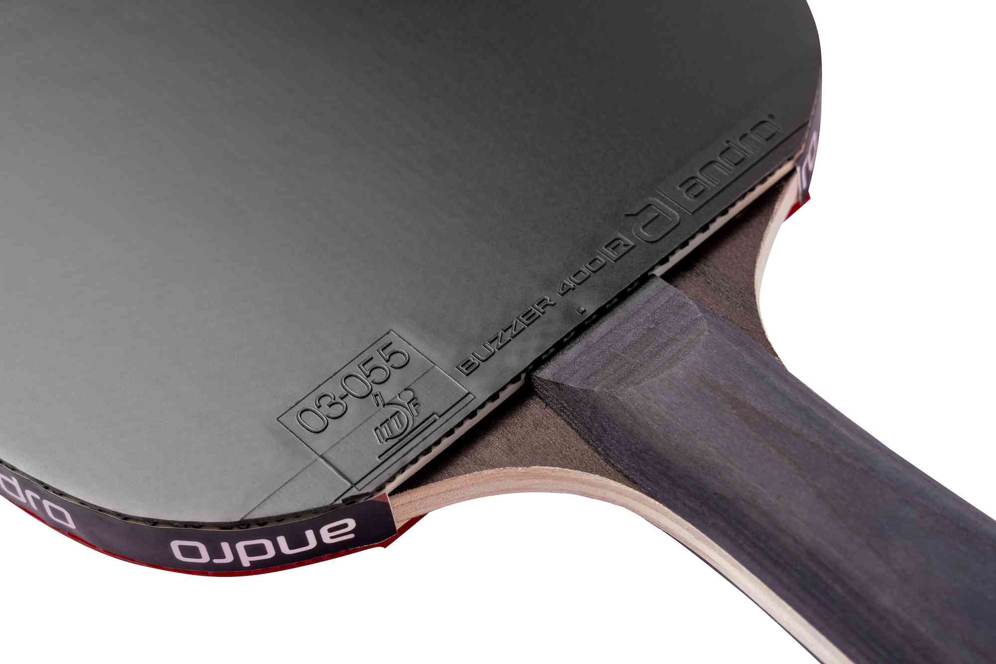 Andro Ensemble de raquettes Buzzer Up 400 R noir/rouge concave