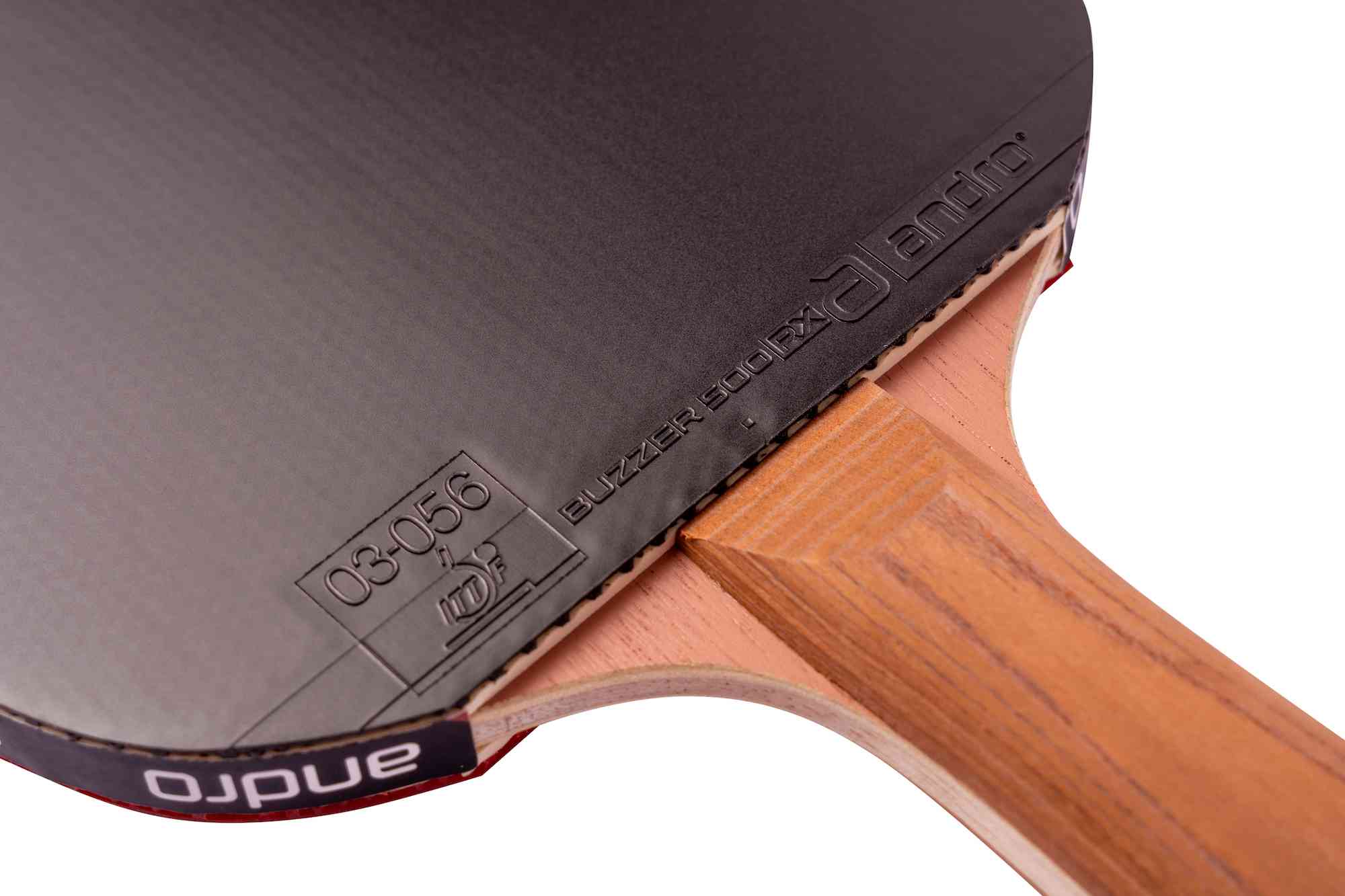 Andro Ensemble de raquettes Buzzer Pro 500 RX noir/rouge concave