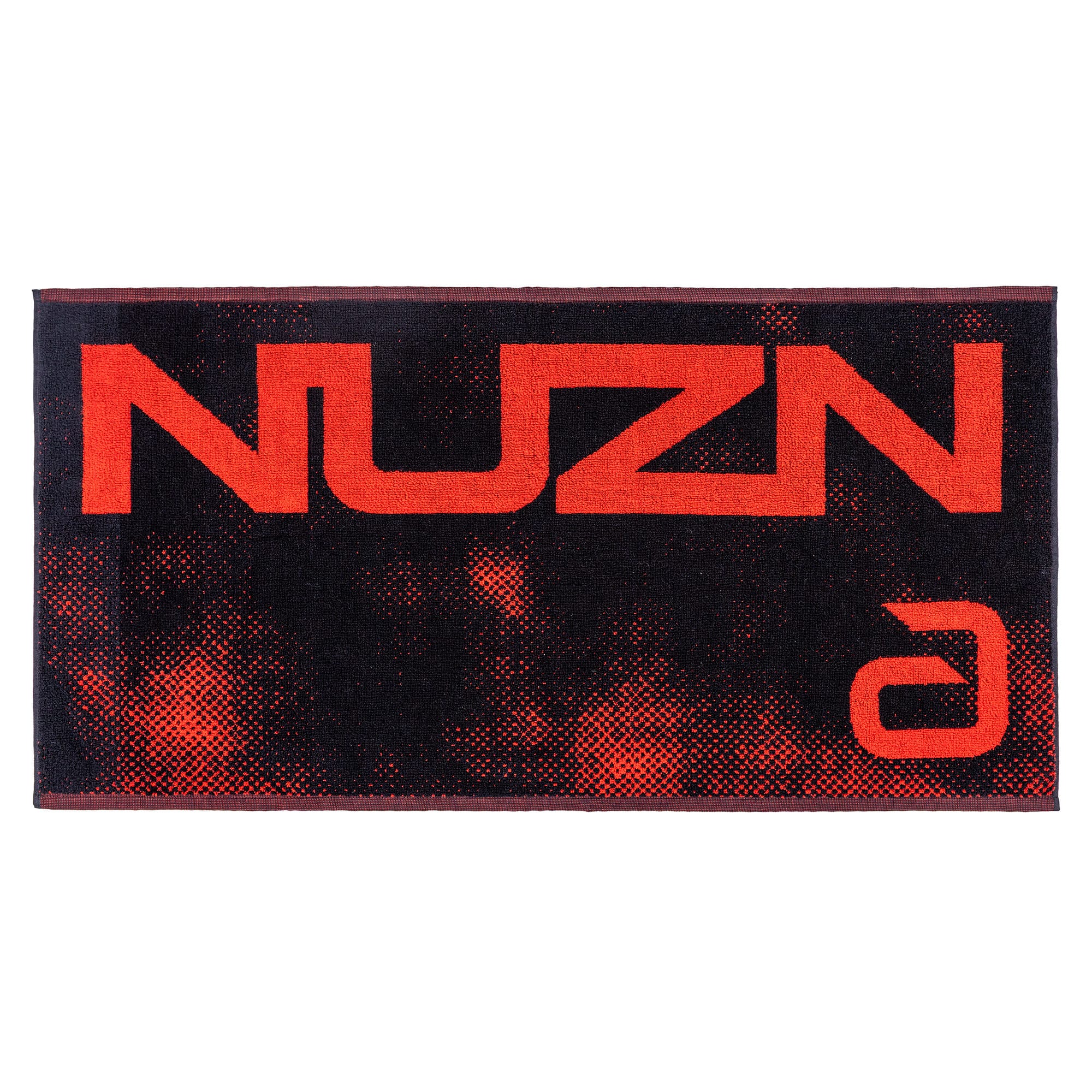 Andro Serviette NUZN M noir/rouge