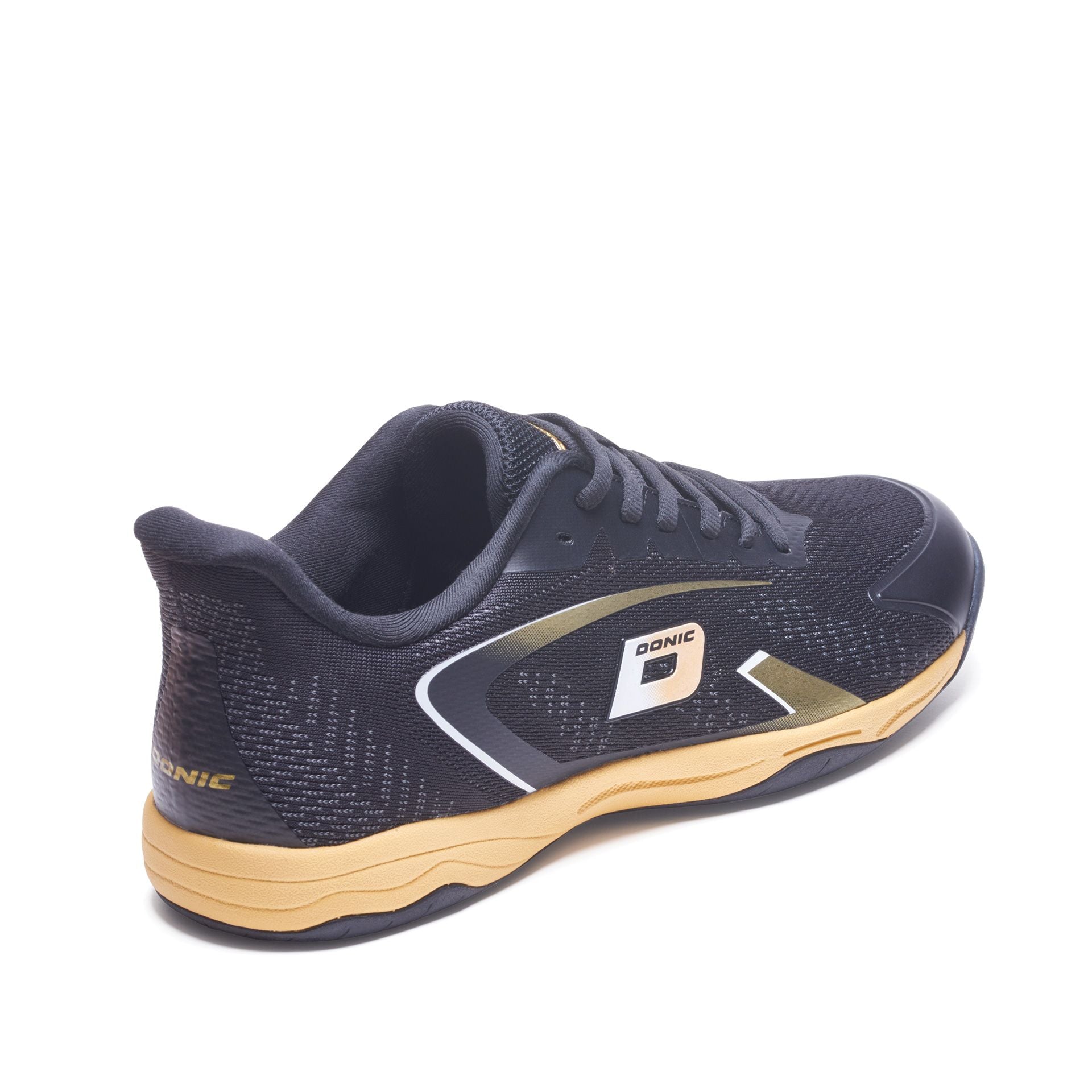 Chaussures Donic Competition Panther noir/or/doré/blanc