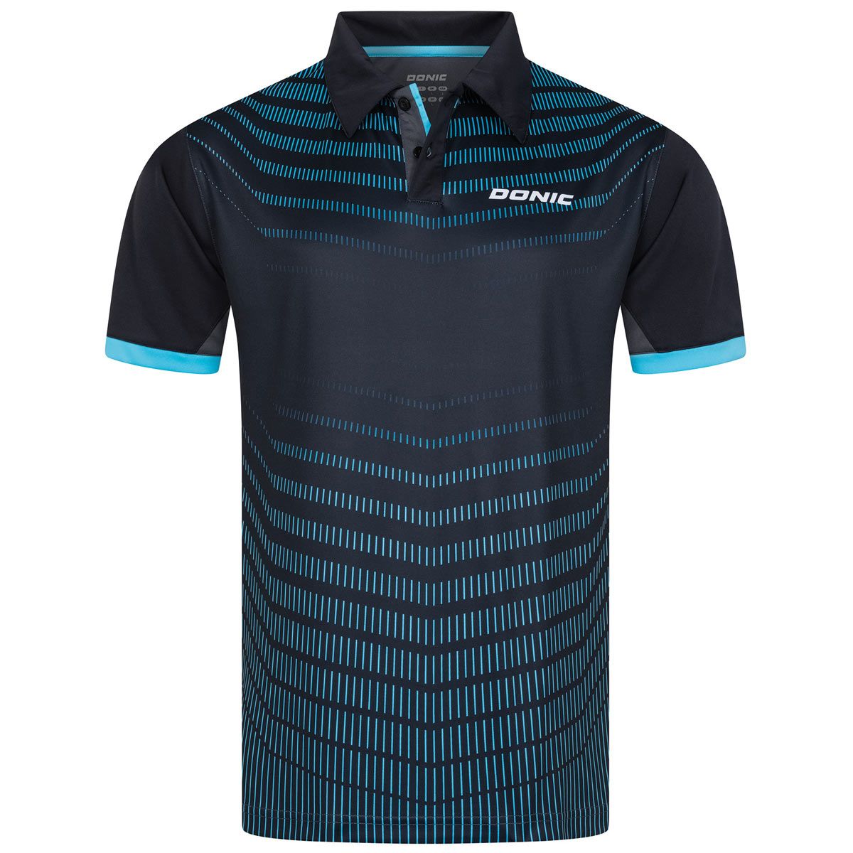 T-shirt Donic Lyra marine/bleu clair/citron vert