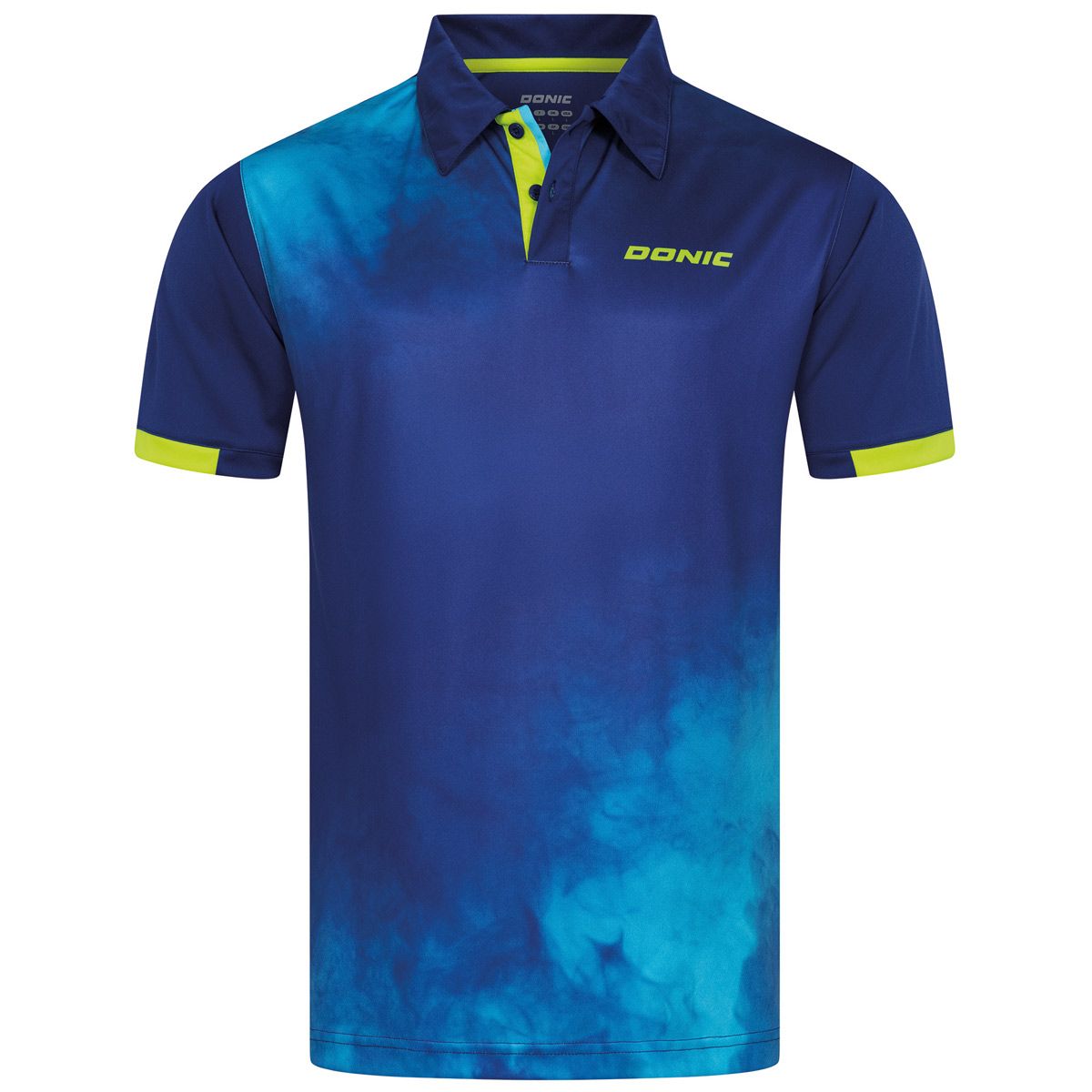 T-shirt Donic Lyra marine/bleu clair/citron vert