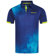 T-shirt Donic Lyra marine/bleu clair/citron vert