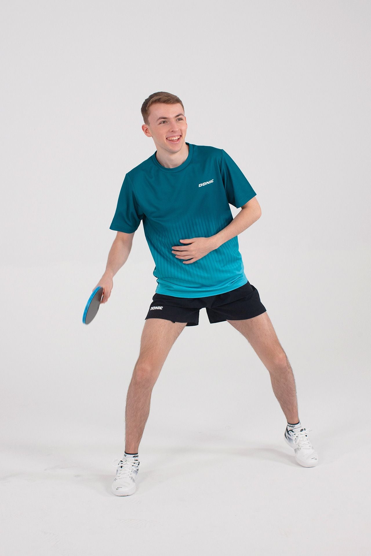 T-shirt Donic Driva Junior vert/bleu clair