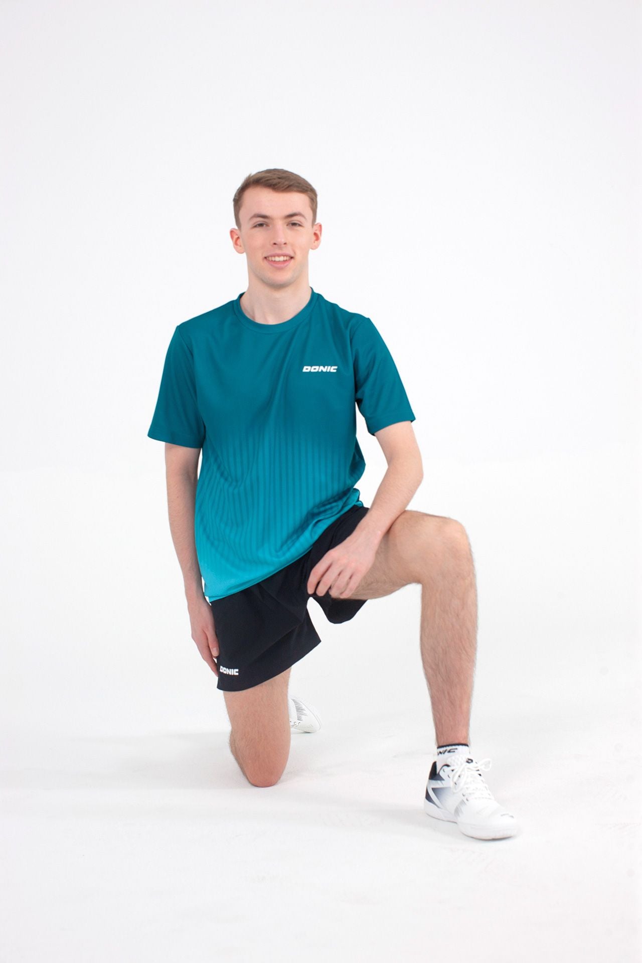 T-shirt Donic Driva Junior vert/bleu clair