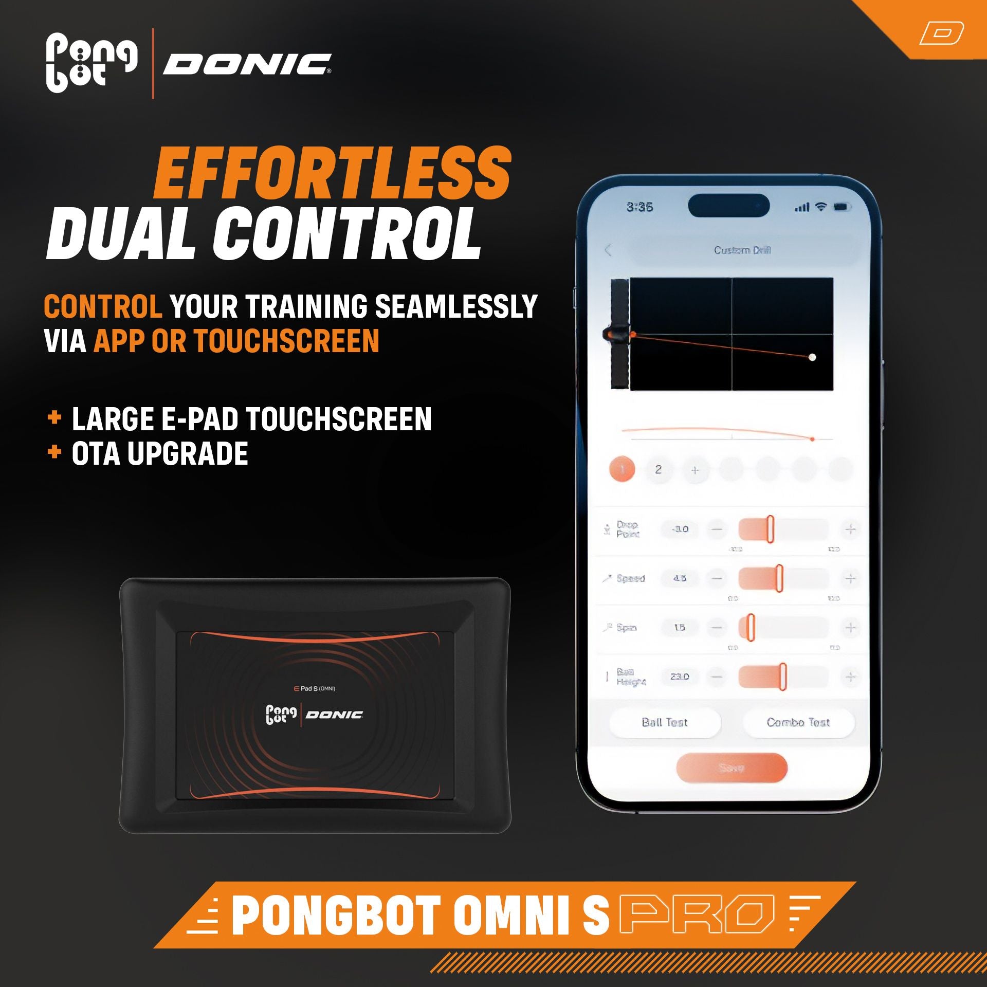 DONIC PONGBOT OMNI S PRO