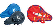 Tibhar Cover Spectra rond avec compartiment pour balle rouge/bleu
