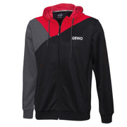 Gewo sweat à capuche Toledo noir/rouge