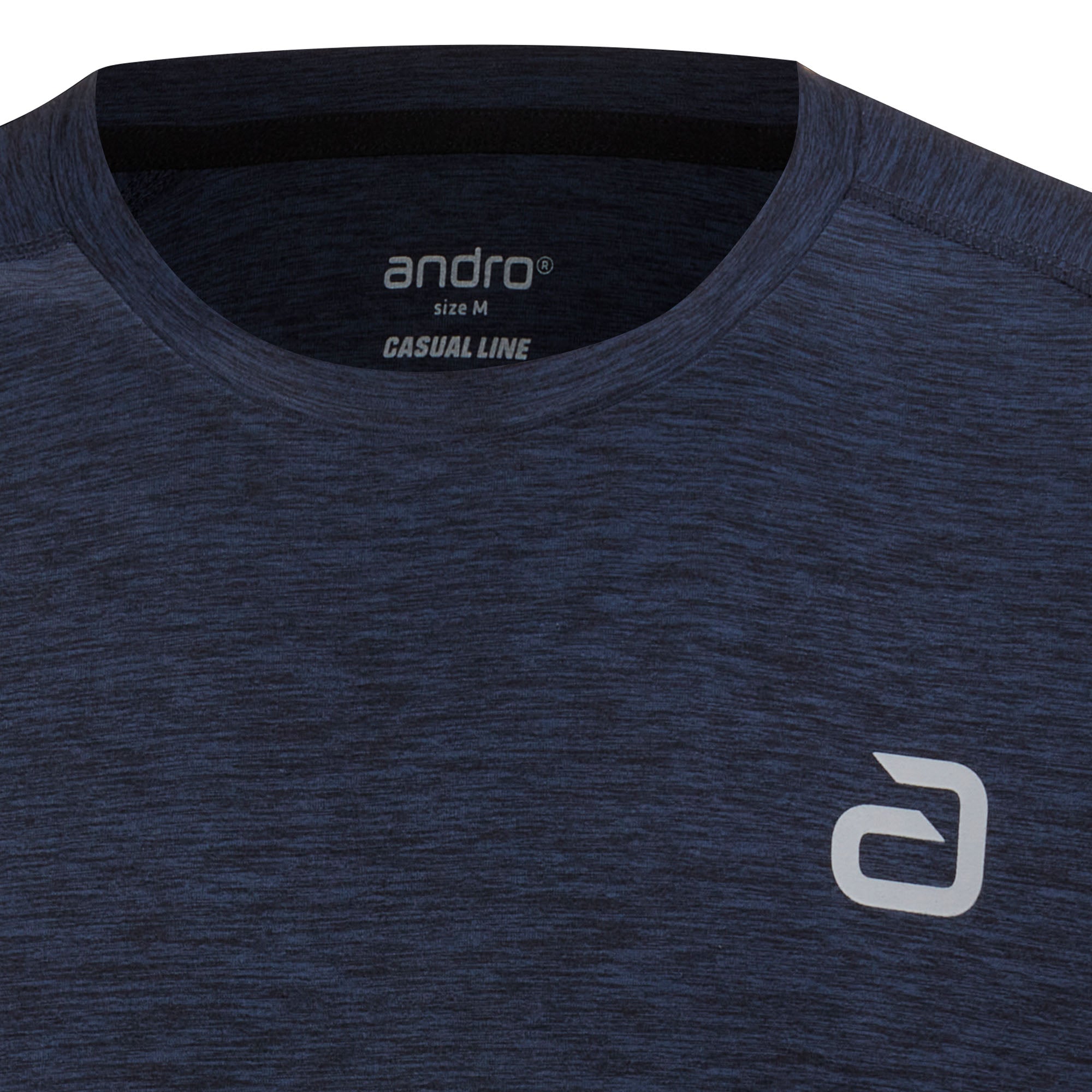 T-shirt Andro Melange Alpha bleu foncé