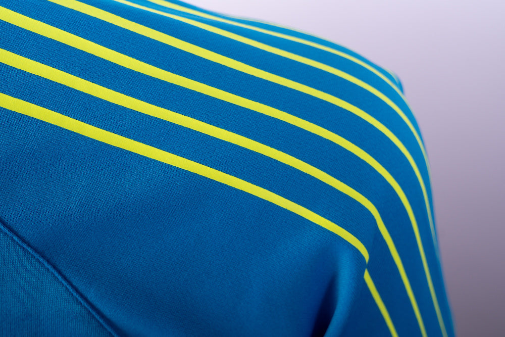 T-shirt Andro Avos Coton bleu/jaune